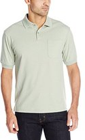 Thumbnail for your product : Haggar Men's Short Sleeve Mini-Grid Polo with Pocket