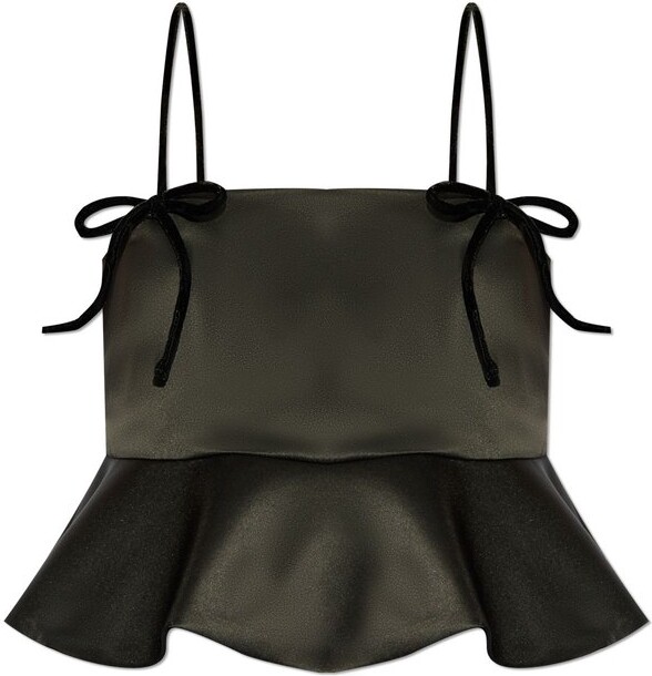 Ganni Duchesse Satin Top