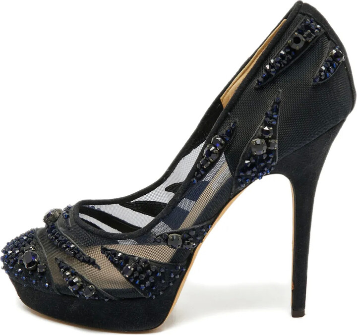 Jimmy Choo Pre-Owned Crystal-Embellished Pumps