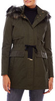 Thumbnail for your product : French Connection Hooded Faux Fur Trim Drawstring Parka