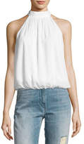 Thumbnail for your product : Alice + Olivia Maris Halter-Neck Gathered Top