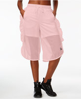 Thumbnail for your product : Puma Xtreme Ruffled Mesh Shorts