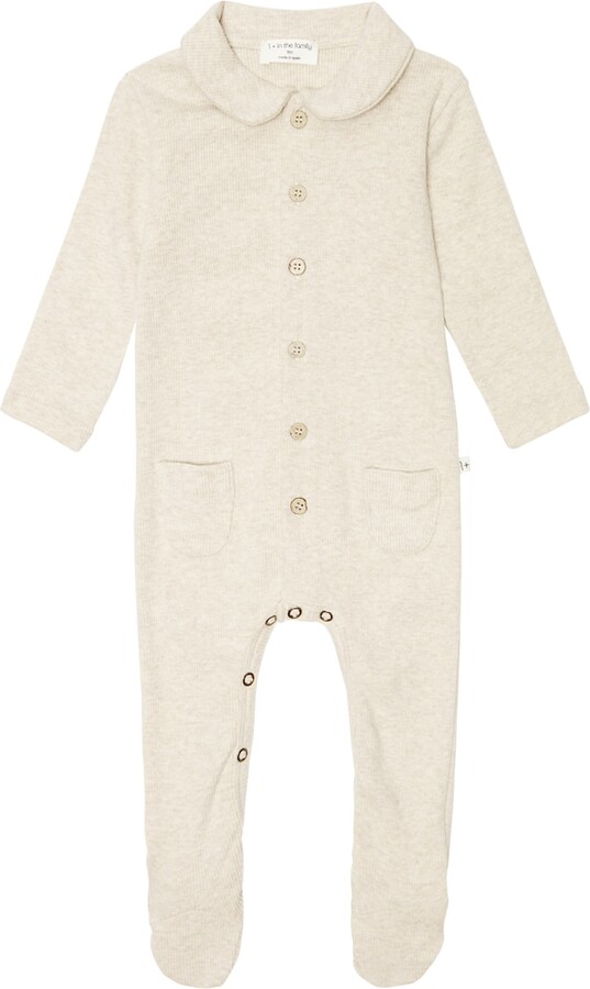 1 + in the family Baby Rita cottonblend onesie ShopStyle Bibs & Burp