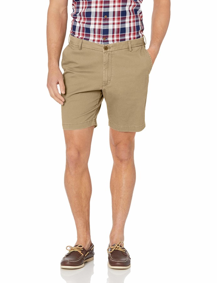 mens skinny khaki shorts