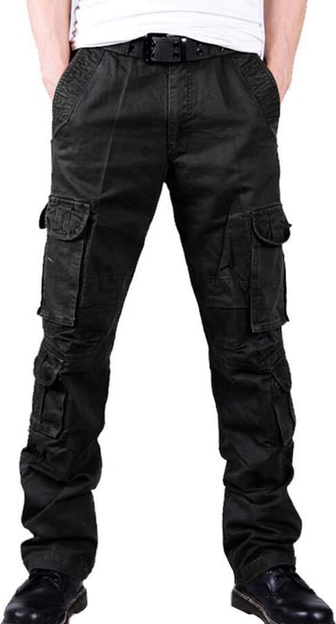 AKARMY Men's Military Tactical Work Cargo Pants Casual Relaxed Fit ...