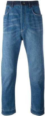 Lanvin stonewashed dropped crotch jeans