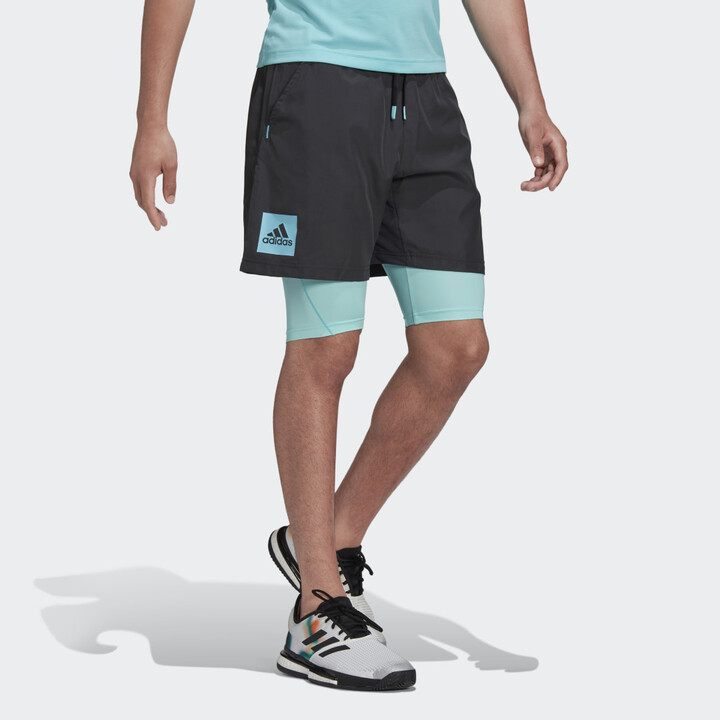 adidas Paris HEAT.RDY Tennis Two-in-One Shorts - ShopStyle