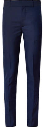 Alexander McQueen Navy Slim-Fit Wool and Mohair-Blend Suit Trousers - Men - Navy