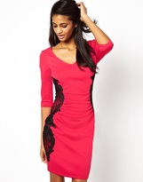 Thumbnail for your product : Lipsy Body-Conscious Dress in Lace Applique