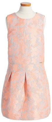 Marciano Girl's Floral Jacquard Dress