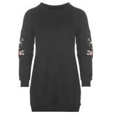 Thumbnail for your product : Golddigga Womens Puff Sweater Dress Crew Jumper Pullover Neck Winter Print