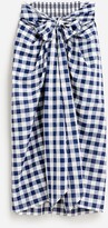 Thumbnail for your product : J.Crew Draped beach sarong in gingham