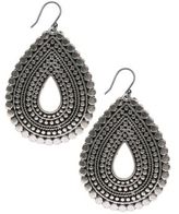 Thumbnail for your product : Lucky Brand Silver-Tone Tribal Teardrop Earrings