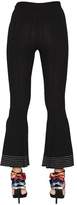 Thumbnail for your product : Marco De Vincenzo Flared Wool Crepe Pants