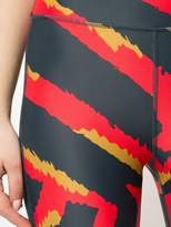 Thumbnail for your product : The Upside tiger stripes leggings