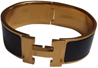 Hermes Clic H Gold Metal Bracelets