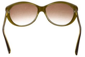 Alexander McQueen Gradient Cat-Eye Sunglasses