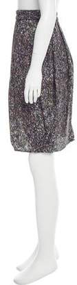 Christian Wijnants Blizzard Bell-Shaped Print Skirt w/ Tags Grey Blizzard Bell-Shaped Print Skirt w/ Tags
