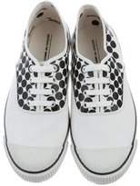 Thumbnail for your product : Comme des Garcons Printed Woven Sneakers
