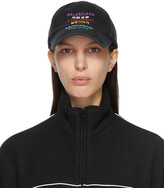 Thumbnail for your product : Balenciaga Black Embroidered Languages Cap