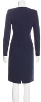 Thumbnail for your product : Alexander McQueen Wool Long Sleeve Dress