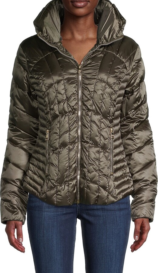 Karl Lagerfeld Paris Quilted Puffer Jacket - ShopStyle