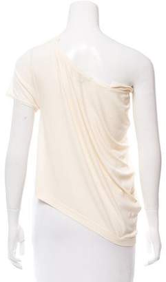 Louis Vuitton Silk One-Shoulder Top