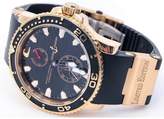 Thumbnail for your product : Ulysse Nardin Marine 266-37 18K Rose Gold & Rubber 43mm Mens Watch