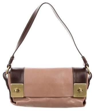 Mulberry Bicolor Leather Shoulder Bag