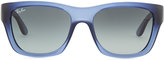 Thumbnail for your product : Ray-Ban Highstreet Rectangular Sunglasses, Blue
