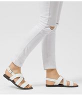 Thumbnail for your product : New Look Wide Fit White Cross Strap Sandals