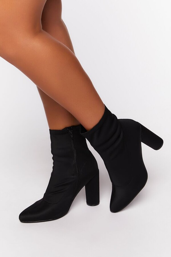 Forever 21 Pointed Toe Ankle Boots (Wide) - ShopStyle