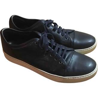 Lanvin \N Blue Leather Trainers