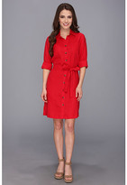 Thumbnail for your product : Pendleton Petite Palisades Linen Shirt Dress