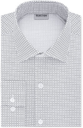 Kenneth Cole Reaction Men's Slim-Fit Techni-Cole Stretch Performance Geo Dress Shirt