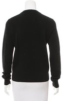 Thumbnail for your product : A.L.C. Snakeskin-Trimmed Calf Hair Sweater