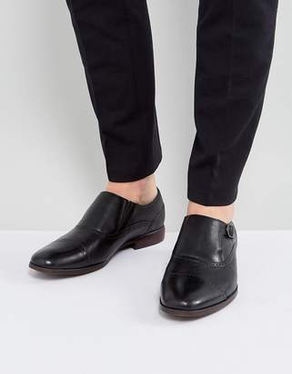 Aldo Ales Brogue Monk Shoes In Black