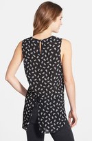 Thumbnail for your product : Lucky Brand Embroidered Print Peplum Top