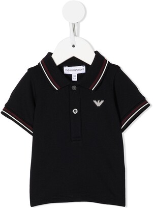 Emporio Armani Kids Short-Sleeve Cotton Polo Shirt