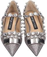 Thumbnail for your product : Sergio Rossi Ballet Flats In Multicolor Glitter