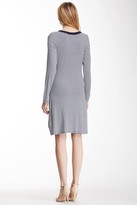 Thumbnail for your product : Karen Kane Karen by Long Sleeve Striped A-Line Dress