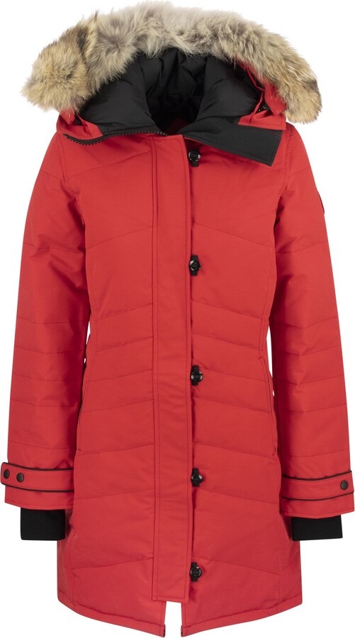 Canada Goose Lorette Parka With Hood And Fur Coat ShopStyle