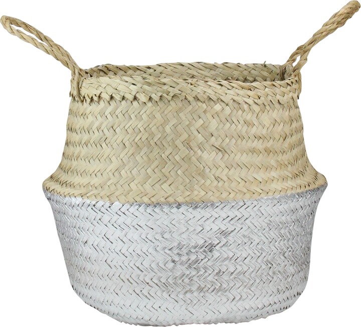 https://img.shopstyle-cdn.com/sim/3a/c5/3ac5f7a4fcc3ebc59e5295953c8e026a_best/northlight-13-beige-and-silver-seagrass-belly-wicker-basket-with-handles.jpg