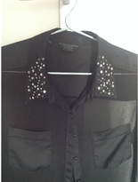 Thumbnail for your product : GUESS Black Polyester Top