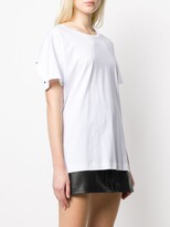 Thumbnail for your product : Diesel short press stud sleeve T-shirt