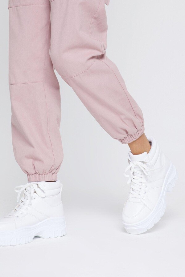 sneaker boot white