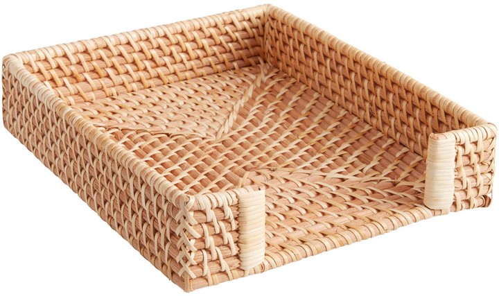 Natural Rattan Benson Paper Tray