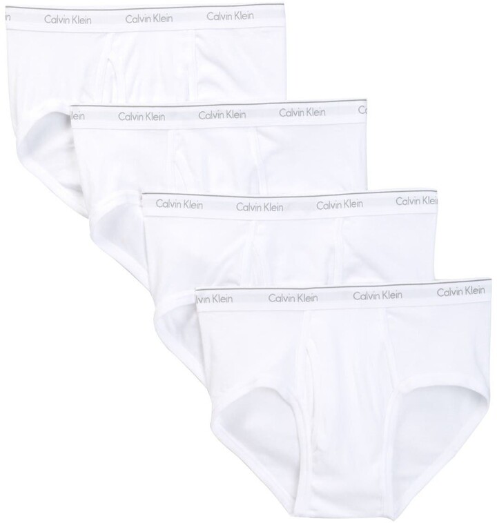 Calvin Klein Cotton Classic Fit Brief - Pack of 4 - ShopStyle