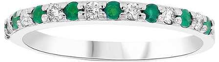 Suzy Levian 14K Diamond Emerald Ring ShopStyle