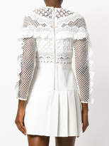 Thumbnail for your product : Self-Portrait lace detail long sleeve dress